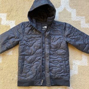The North Face Kids Charcoal Puffer Jacket
